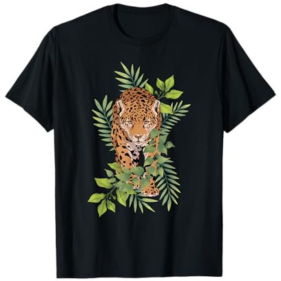 Wild Jaguar Jungle Nature für Katzenliebhaber T-Shirt