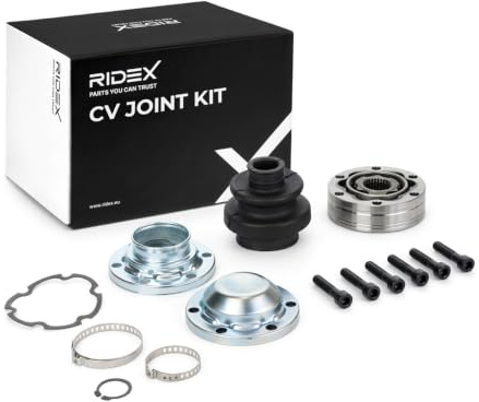 RIDEX 5J0377 Gelenksatz Antriebswelle Achswelle Getriebeseitig Kompatibel mit VW Golf 7 Schrägheck 5G1, BQ1, BE1, BE2 1K0407331 1K0498103A 1K0498103AX