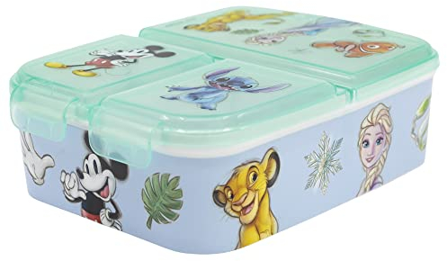 Fiambrera infantil múltiple con 3 compartimentos de Disney 100 Aniversario