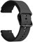 Miimall Armband Kompatibel mit Omega x Swatch Speedmaster Moonswatch Armband, Weiche Silikon Replacement Watch Strap Uhrenarmband Sport Armbänder für Omega Swatch Moonwatch Band -Schwarz