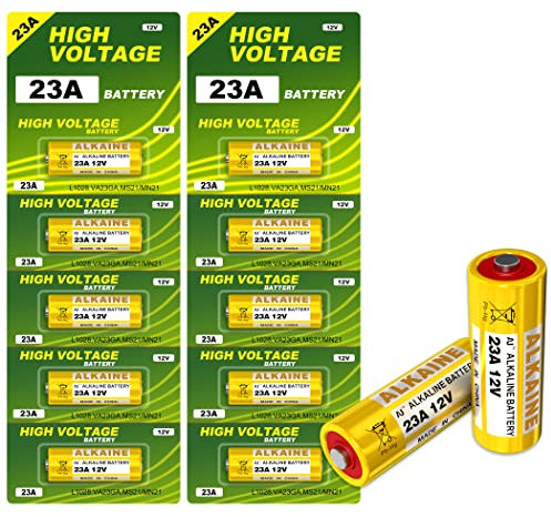AJ Star 23A 12V Alkaline Batteries A23S MN21/23 L1028 A23 12V Battery Pack of 10