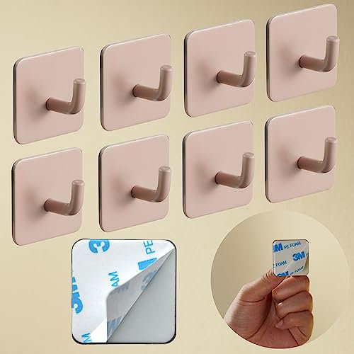 DEKAZIA® 8 Kleiderhaken Kinder orange – Garderobenhaken Kindergarderobe Haken Kindergarderobe Wandhaken Kinder Kinderzimmer – Klebehaken Haken Garderobe Kinderhaken Wand