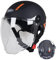 Facynde Motorrad-Fahrradhelme,Stoßfeste Halb- und Integralhelme - Motorrad Moped Street Bike Racing Sturzhelme 3C zertifizierte, sichere Integralhelme für Radfahren Motocross