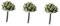 IMIKEYA 3pièces Plantes Succulentes Artificielles Plastique Cactus Petit Et Réaliste pour Décoration De Maison Et Bureau Vert