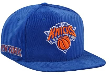 Mitchell & Ness New York Knicks Blue Cord Throwback Snapback Cap