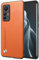EASSGU Custodia per Xiaomi MI 12 Lite (6.55 Inches), Cover per Telefono in Stile Business con Retro in PU Pelle - Arancia
