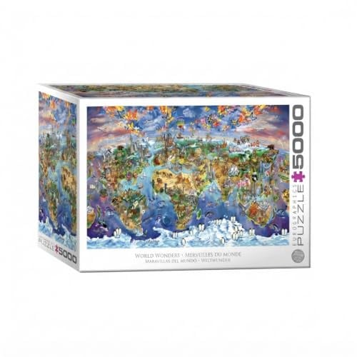Eurographics World Wonders 5000 Puzzle von Maria Ravinky