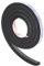 PATIKIL Cinta de Espuma Aislante de 3/4 Ancho x 5/8 Grosor x 6.6ft Largo Autoadhesiva EVA para Tuberías Aislamiento Puerta Ventana Insonorización Anti Vibración Negro