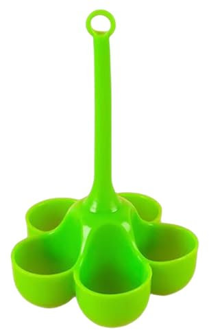 Cuiseur à œufs en silicone,Porte-œufs en silicone à 5 grilles avec poignée anti-brûlure - Grille polyvalente pour la cuisson des œufs compatible avec la cocotte instantanée, préparation r