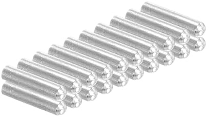 PATIKIL 20 Stück 304 Edelstahl Dübelstifte 3,5mm Durchmesser 15mm Länge Rundkopf Sicherungsbolzen Regalstifte für Kleiderschrank Kommode Schrank Bücherregal Industrie Haushalt Möbel Regale