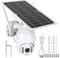 FQJPXIB Intelligent Solar Energy 4G Alert PTZ Camera IP66 Night Vision PIR Surveillance System for Outdoor Security PIR Detection Full Color (Southeast Asia frequency band)