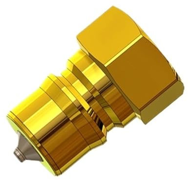 OJJHO Connecteur Rapide de Tuyau d'eau hydraulique en Laiton KZD 3-8 ZG3/8 mâle