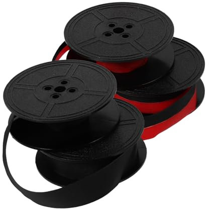 GRIRIW 2stücke Schwarzes Schreibmaschinenfarbband Mit Ösen Ersatzschreibmaschinenfarbband Kompatibel Mit Meisten Vintage-schreibmaschinen Farbband Für Schreibmaschinen