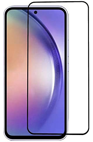 COFI 1453 5D Schutzglas kompatibel mit Samsung Galaxy A56 gebogen gehärtetem Glas Film voll Klebstoff und Abdeckung
