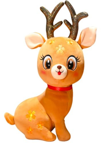 AQCQDQ Giraffe Kuscheltier Giraffe Plüschtier Giraffe Groß Stehend Riesen Stofftier Puppe Deko Süßes Kuscheltier Süße Giraffe Plüsch Spielzeug für Kinder (33 cm,Braun)