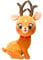 AQCQDQ Giraffe Kuscheltier Giraffe Plüschtier Giraffe Groß Stehend Riesen Stofftier Puppe Deko Süßes Kuscheltier Süße Giraffe Plüsch Spielzeug für Kinder (33 cm,Braun)