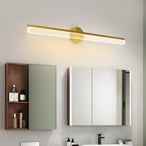 Mengjay Wandleuchte LED Innen Moderne,LED Spiegelleuchte Bad Spiegellampe,2 Farbtemperaturen Wandlampe, Badlampe für Keller Küche Badschrank Treppenhaus (Länge: 80cm)