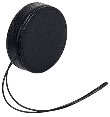 Leather Lens Cap for EVO Camera Lens Cover Dustproof Protective Cap with Lanyard Photography Accessories Dustproof Camera Lens Cover