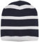 maximo Jungen Beanie gestreift Mütze, Mehrfarbig (Dunkelmarine/Grau 1158), 51/53