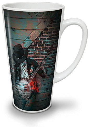 Wellcoda Calle Arte Pintada Americano Taza de café con Leche 12/17oz