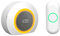 Byron DBY-23521 Wireless Portable Doorbell Set, 175 m Range, 8 Melodies, Visual Alert System