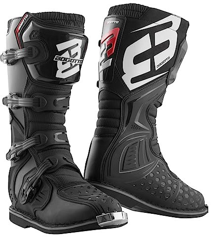 Bogotto MX-3 Stivali motocross, nero, 45