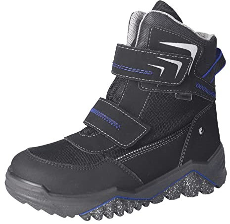 RICOSTA Jungen Winterstiefel Arctic,Kinder Boots,WMS:Mittel,lose Einlage,Sympatex,gefüttert,wasserdicht,Winterboots,warm,schwarz (090),38 EU