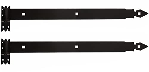 2 Ladenband Ladenbänder Türbänder Torband Türbeschlag Schwarz 600 x 45 x4 mm