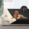 Taiyang Housse de canapé 100% imperméable, Housse de lit, Housse pour Animaux de Compagnie, canapé, Housse pour Meubles de canapé, Convient aux Enfants, Chiens, Chats(Noir, 173-208 cm (1 Paquet))