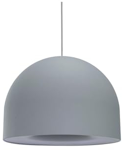 PR Home of Scandinavia Hochwertig moderne Hängelampe matt grau aus Metall Norp 40cm E27