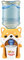 Katutude Wasserspender für Kind, Mini Wasserspender Getränkespielzeug, Mini Cartoon Getränkespender Spielzeug, Trinkbrunnen Modell Simulation Cartoon Küche Spielzeug für Kinder