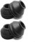 4 piezas de botas de polvo universales de silicona 23 41 33 extremo de barra de acoplamiento y cubierta de botas de polvo de junta esférica 2288, superior e inferior, kit de repuesto negro