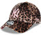 New Era New York Yankees Basecap Kappe Leopardenmuster Cap Damen Mädchen Frauen Leo Samt MLB 9Forty braun schwarz - One-Size