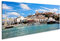 islandburner Prime Bild auf Leinwand Panorama Von Ibiza Altstadt Eivissa Spanien Balearische Inseln Bilder Wandbilder Poster