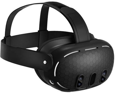 SUPERUS Silicone Head Strap & Protector Cover for Meta/Oculus Quest 3 Accessories - Latest All-in-One Design, Adjustable Lightweight Elite Strap Replacement Compatible with Meta/Oculus Quest 3