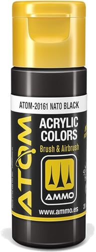 Mig Jimenez ATOM COLOR NATO-Schwarz