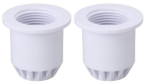 2Pcs Pool Hose Adapter Flexible Pvc Adaptor Connecting Tube Pool Heater Heat Pump Parts