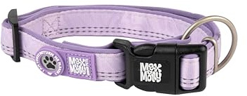 Max & Molly Hundehalsband mit Gotcha! Smart ID Sicherheitsanhänger, Matrix 2.0 Lavender/L, Halsband Hund Gepolstert & Reflektierend – Komfort für deinen treuen Begleiter