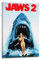 Jaws 2Movie-Poster, Wand-Collage-Set, Leinwand, Vintage-Leinwandposter, Wandkunst, Dekordrucke, Poster, moderne Leinwandkunst, Bilder für Wohnzimmer, Schlafzimmer, 30 x 45 cm, Rahmenstil-31