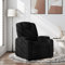 ShGaxin Relaxsessel Schwarz Stoff, Relaxsessel, Fernsehsessel, Kinosessel, Gaming Couch - 372367