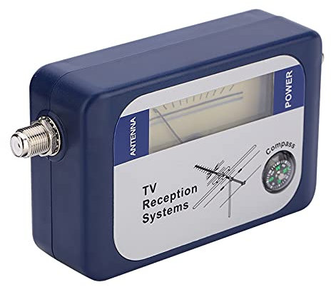 ZenithAur TV Signal Finder Mini T Signal Strength Finder, Portable Aerial Signal Meter with Backlight Function
