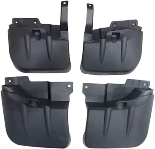 FUSKL 4 Pezzi Auto Paraspruzzi per Mitsubishi L200 2018 2019, Auto Pneumatico Parafango Durevole Anteriore Posteriore Parafanghi Kit