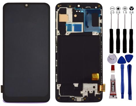 KOMI - Ecran pour Samsung Galaxy A40 SM-A405F, SM-A405FN, SM-A405FM, SM-A405S Châssis Noir LCD