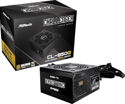 ASRock Steel Legend SL-850G, 850W ATX Netzteil, 80+ Gold, Schwarz