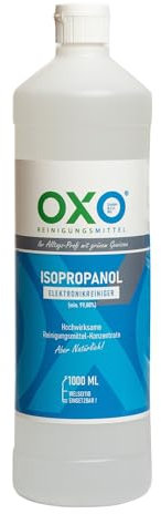 Reinigungsmittel 99,9% | Elektronikreiniger | Isopropylalkohol | IPA-Reinigungsalkohol für Haushalt, Glas und Elektronik | Made in Germany (1 l (1er Pack))