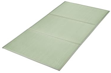 VEVOR Tatami en Jonc Naturel, Matelas Japonais Pliable de Taille Lit Jumeau, Tapis de Sol Japonais avec Support Antidérapant et Parfum Frais, Matelas Futon pour Dormir, Méditation, Yoga, Relaxation