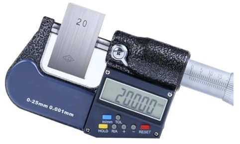 Micromètre Numérique, Micromètre numérique 0-25-50-75-100 mm Micromètres extérieurs électroniques 0,001 mm Pied à coulisse LCD multifonction Jauge d'épaisseur Outil de mesure(25-50mm)