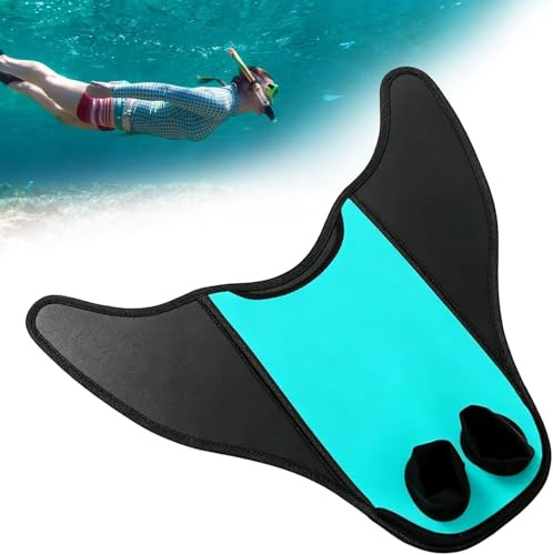 Spetsbst Aleta de sirena a partir de 14 años, monoaleta de sirena para hombre y mujer (azul)