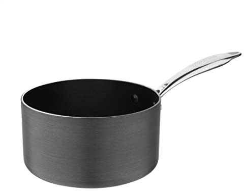 Vogue Anodised Aluminium Non Stick Sauce Pan - 180mm 7