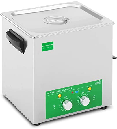 Ulsonix PROCLEAN 10.0M ECO Lavatrice a Ultrasuoni Pulitore a Ultrasuoni (Linea Eco, 230 V, 10 litri, 40 kHz, 180/310 W, 80 °C, Timer fino a 60 min)